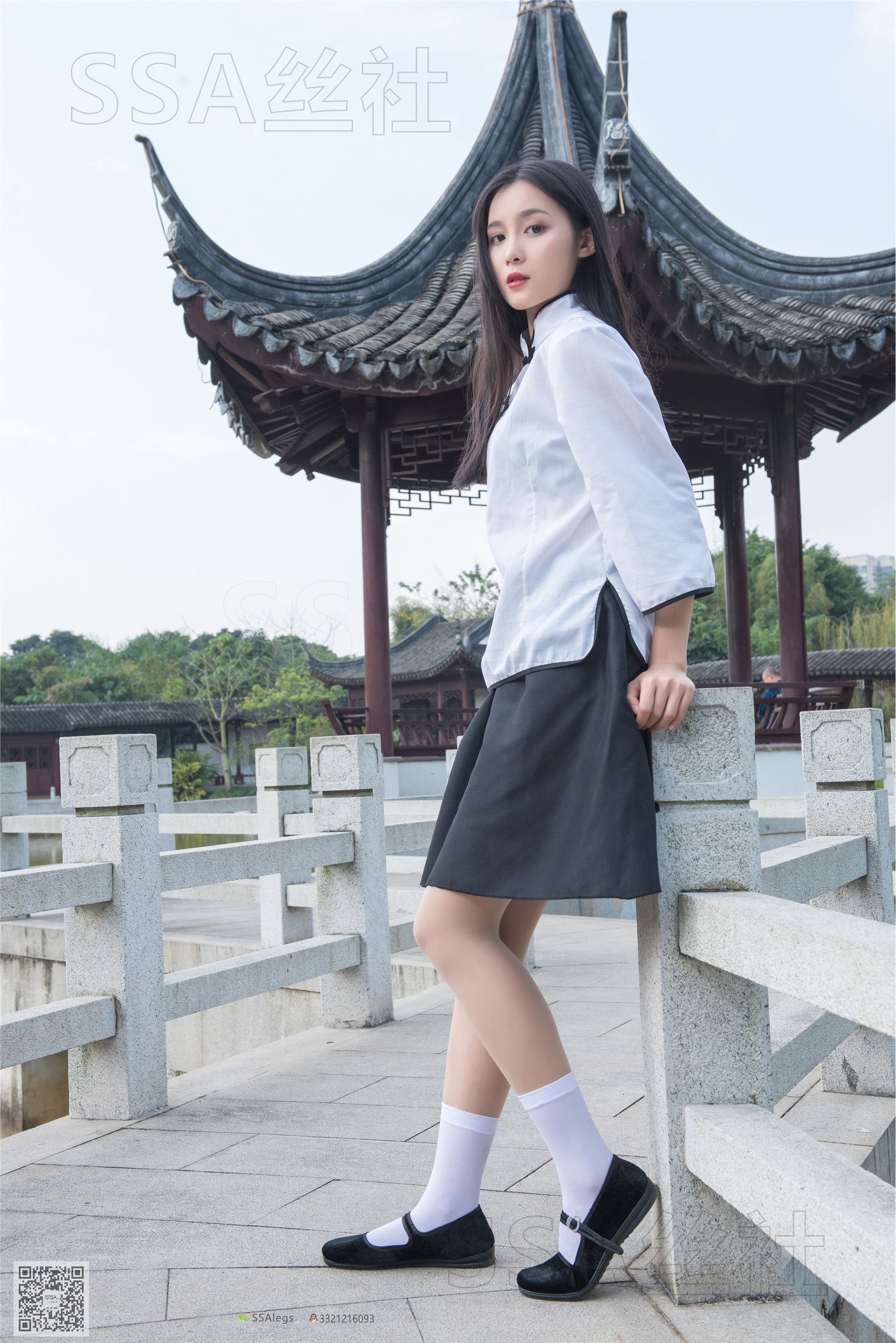 SSA丝社 超清写真 NO.068 君君 民国学妹肉丝白袜